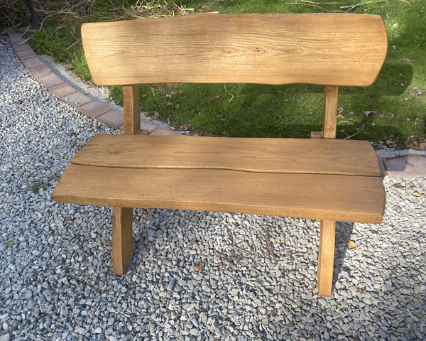 The Classic Oak Bench from The Rustic Company